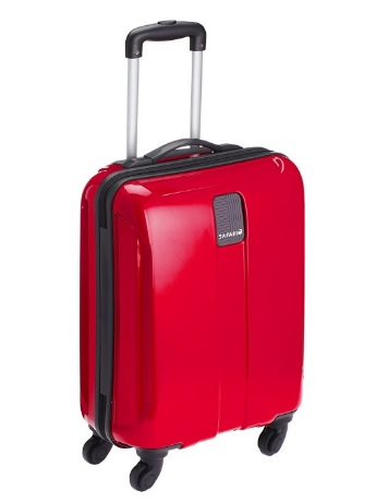 India Desire : BuySafari Thorium Polycarbonate 55 (cms) Red Hardsided Carry Suitcase At Rs. 1960 From Amazon [Regular Price Rs 2450]